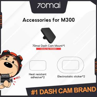 70mai Dash Cam Tools Packs Only for A800S-1/A500S-1/D06/M300 Static Sticker High Temperature Adhesiv