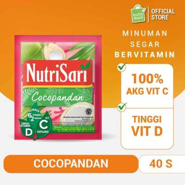 NutriSari Cocopandan [40 Sachet] - Minuman Buah Bervitamin