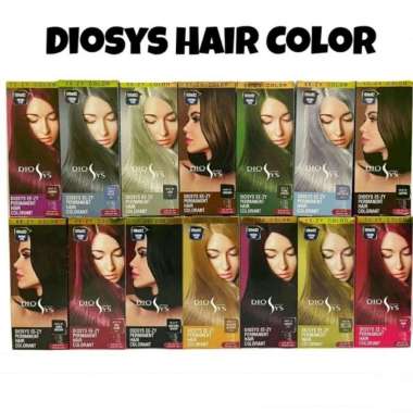 DIOSYS EE-ZY PERMANENT HAIR COLOR 100ml & 45ml | Hair Color | Pewarna Semir Rambut Dyosis Grey Blue