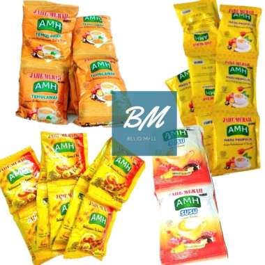 AMH Jahe Merah Super Amanah Renceng / JAHE MERAH SUPER AMH 12 Sachet