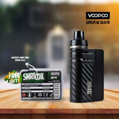 PAKET WOTOFO SMRT RBK Drag E60 Drag H80s PnP BONUS DRAG E60 KIT PINK
