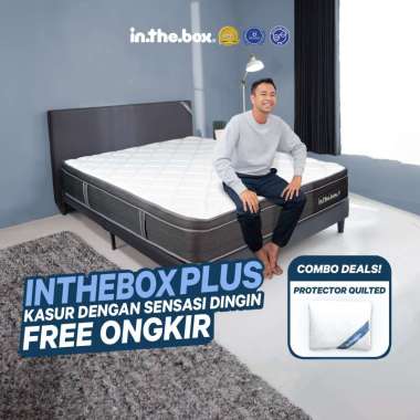 Bundle Kasur Springbed INTHEBOX PLUS & MP Quilted - Gratis Bantal !! 180 x 200