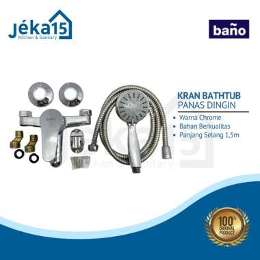 Kran Air Mixer Panas Dingin + Shower | Kran Bathtub Water Heater 1 Set