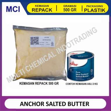 BUTTER ANCHOR REPACK 500 GR / SALTED BUTTER ANCHOR / ANCHOR MENTEGA
