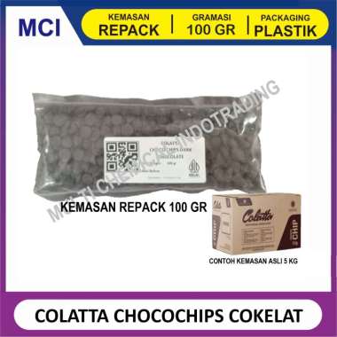 COLATTA CHOCOCHIPS DARK / COKLAT CHIP COLATTA / CHOCO CHIPS - 100 GR