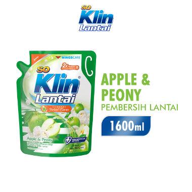 Promo Harga So Klin Pembersih Lantai Hijau Fruity Apple 1600 ml - Blibli