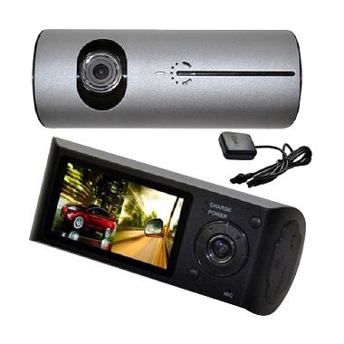 Dual Kamera Mobil R300 DVR Full HD- ... ensor 2.7 TFT LC Original