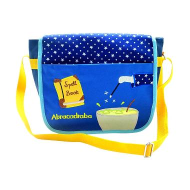 Char & Coll Messenger Sling Bag Magic Tas Selempang Anak - Blue