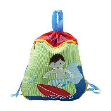 Char & Coll Surfer Custom Nama Swimming Bag Kids Tas Renang