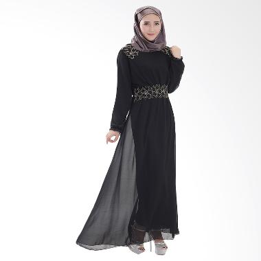 chloe's clozette Kaftan MD 18 Gamis - Hitam