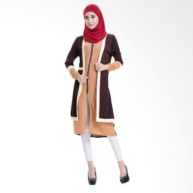 Chloe's Clozette MD 15 Baju Muslim Dress Gamis Lengan Panjang