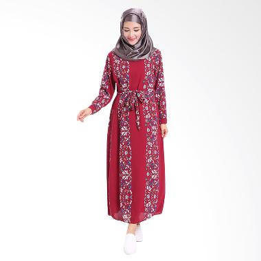 chloe's clozette MD 22 Gamis - Merah Maroon