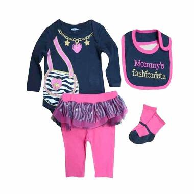 Chloe Babyshop F638 Jumper Mommy 4 in 1 Set Pakaian Anak
