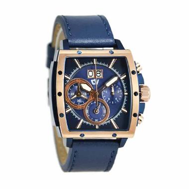 Christ Verra C70116G-2J Jam Tangan Pria - Biru Rosegold