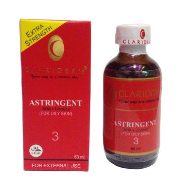 Clariderm Toner pembersih wajah