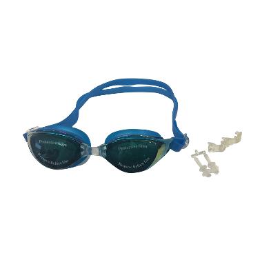 Cleacco Anti Fog dan U.V Protection DL-603 Swimming Goggles - Sky Blue