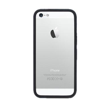 Colorant B1 Bumper Full Set Slate Black Casing for iPhone 5