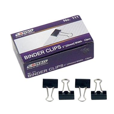 Binder Clip / Klip Hitam / Klip Kecil / Penjepit Kertas 111 Combo