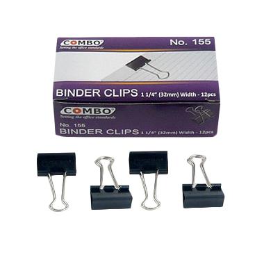 Jual Combo No.155 Binder Clip - Hitam Online - Harga 