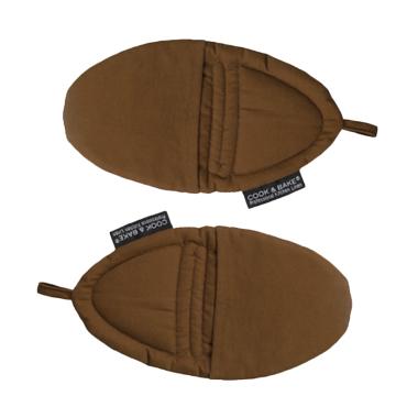 Cook & Bake SET OF 2 POT HOLDER - BROWN