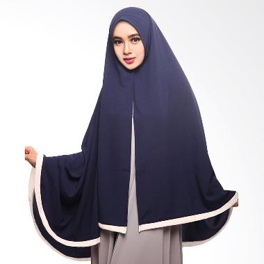 Cotton Bee Khimar Amora List Hijab Dongker