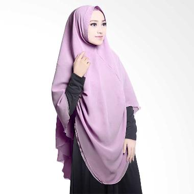 Cotton Bee Khimar Draperry Hijab syar'i - Lavender