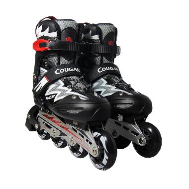 Cougar ADJ.Junior Inline Skate W/ABEC7 MS835L - Black White [34-37]
