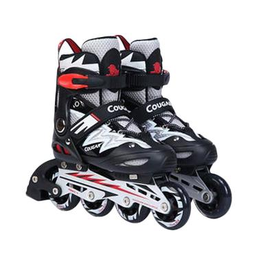 Cougar MZS835L Sepatu Roda Inline Skate - Black Silver