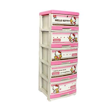 Creova Anak Hello Kitty Lemari Susun Plastik