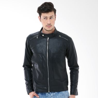 Crows Denim SK26 Black Jaket Pria ...