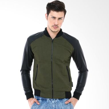 Crows Denim SK58 Black Green Jaket ...