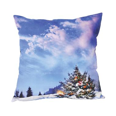 Curated Home CUSHION COVER WITH INS ... UNTAIN SNOW (45cm x 45cm)
