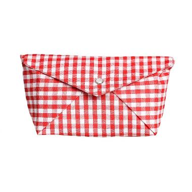 Cynara Studio Boat Pouch DB Kotak ME/PU Dompet - Red White