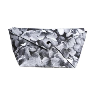 Cynara Studio Canvas Boat Pouch DB B/W Dompet - Black White