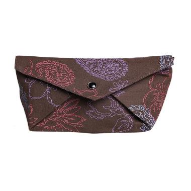 Cynara Studio Paisley Boat Pouch DB COK. Dompet - Brown