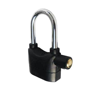 Gembok Alarm Ring Panjang - Black