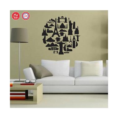 Decal City in the World Wall Sticker
