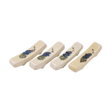 jual deeneve curved top beige ceramic grapes chopstick jual deeneve curved top beige ceramic grapes chopstick