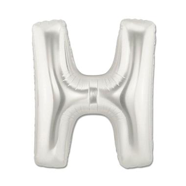 Jual Delarose Balon Foil Huruf H Silver Online - Harga