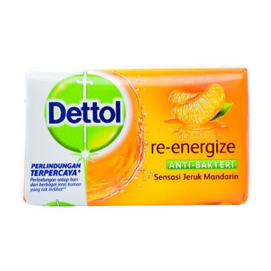 Jual Dettol Reenergize Anti-Bakteri Sabun Mandi [105 g 