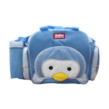 Dialogue Tas Bayi Medium Karakter Saku Animal Pinguin - Biru