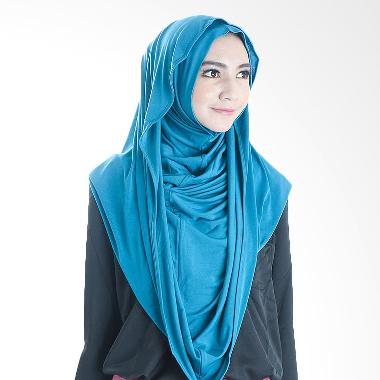 Diindri Hijab Royal Hoodie Hijab Instan - Blue