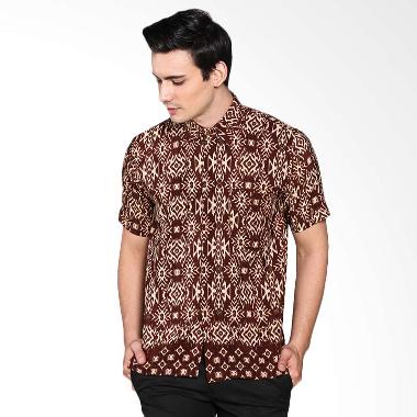 jual djoemat gembira k16 04 28 atasan batik kemeja coklat harga kualitas terjamin jual djoemat gembira k16 04 28 atasan batik kemeja coklat harga kualitas terjamin
