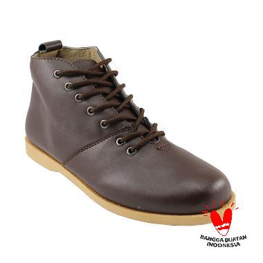 Dondhicero Brodo Sepatu Boots Pria - Brown