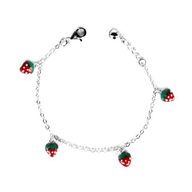 Dparis Strawberry Baby Bracelet Sil ...