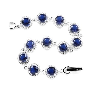 Dparis Studded Eye Blue Bracelet ...