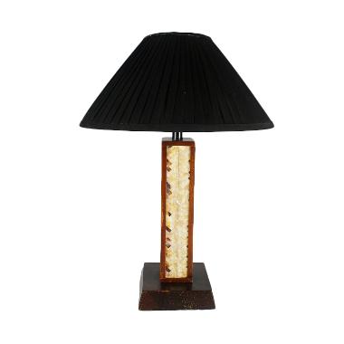 Eden Art Oyster Lampu Meja - Silver