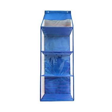 Eigia Hanging Helmet Organizer Rak Helm Gantung - Biru Muda