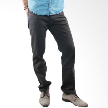 2ndRED 115504 Kanvas Dark Grey Celana Pria