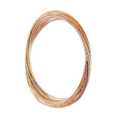 Jual Emas Gold Gloria Keroncong Tiga Warna Gelang Tangan 